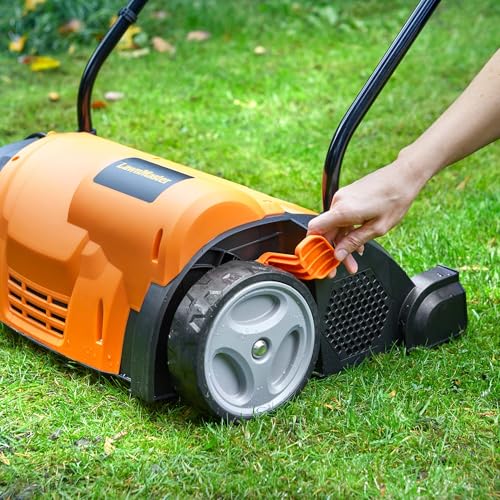 LawnMaster 1350W lawn scarifier, lawn rake, aerator. Electric scarifier with 33cm working width, interchangeable attachments, adjustable working depth and 40L collection bag, With 10m long cable. 4 LawnMaster 1350W lawn scarifier, lawn rake, aerator. Electric scarifier with 33cm working width, interchangeable attachments, adjustable working depth and 40L collection bag, With 10m long cable. - Image 4
