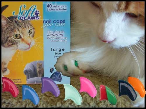 Soft Claws Nail Caps - Medium - Red