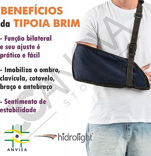 Tipoia Brim Hidrolight Lesões Imobilização Do Ombro Clavicula Cotovelo Braço e Antebraço Estabilizad