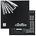 Produktbild CRETACOLOR Black Box, Reißkohle Set mit Nero-Stifte & Monolith Graphitstifte, inkl. Radiergummi und Papierwischer, für Malen, Skizzieren und Schattieren