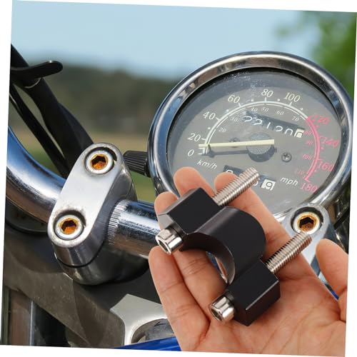 Abrazaderas de manillar ajustables para evitar fatiga en moto 5