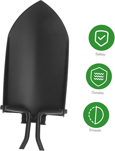 Miniatura 7 de Mini paleta de jardín plegable de acero inoxidable, mini palas, práctica pala de camping para jardinería viene con bolsa de almacenamiento