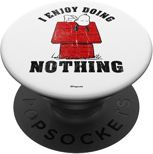 Miniatura 1 de Peanuts Snoopy I Enjoy Doing Nothing PopSockets intercambiable PopGrip
