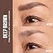 Maybelline Express Brow Ultra Slim Eyebrow Makeup, Brow Pencil with Precision Tip and Spoolie for Defined Eyebrows, Deep Brown, 1 Count