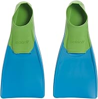 Vista 18 de Sporti Aletas de natación para adultos y niños para natación en piscina - Aletas flotantes largas para natación y snorkel - Aletas de natación