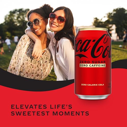 Image of Coca-Cola Zero Caffeine-Free Soda Soft Drink, 12 fl oz, 12 Pack