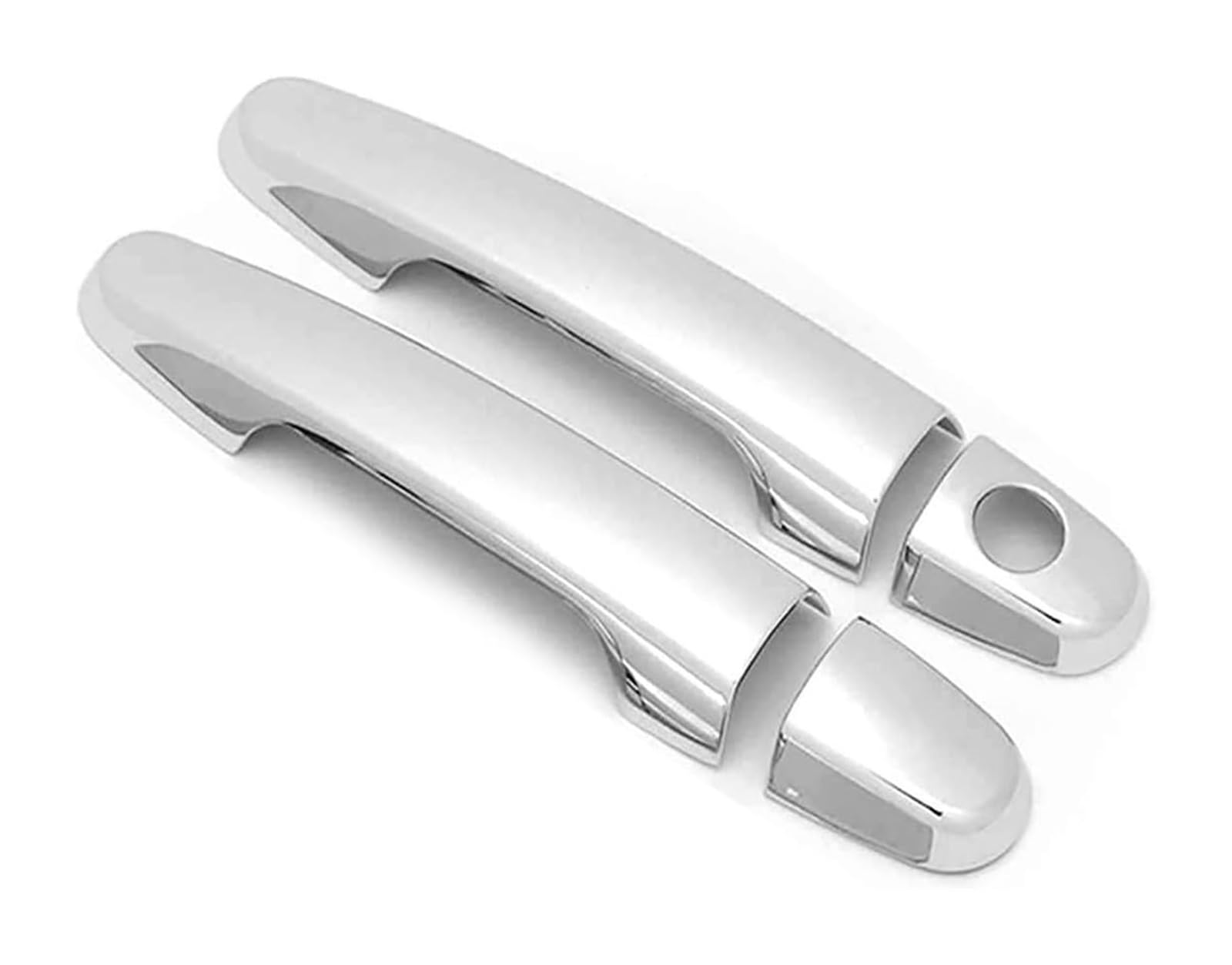 STRJUS Car Door Handle Cover for Pontiac for Vibe 2002-2010 Single Hole Door Handle Bowl Decoration Anti-Scratch Modification Car Trim(2 Doors Electroplated)