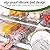 Large Fridge Organizer Drawers, 4 Pack Clear Pull-Out Refrigerator Organizer Bins, Stackable Fruit and Vegetable Storage Containers for Kitchen, Refrigerator, Pantry