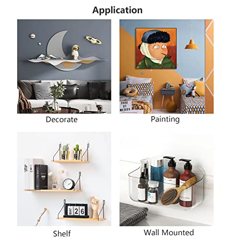 WANGCL Schlüsselloch-Begleiter, keine Messung nötig, um Schlüsselloch-Schlitzbefestigungen an Wänden, Schränken usw. zu markieren, wiederverwendbares Werkzeug zur Verwendung