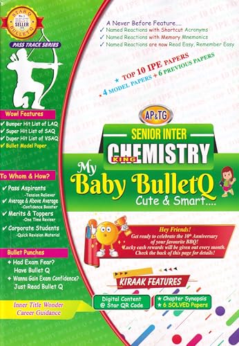 Image of AP & TG My Baby Bullet Q Senior Inter BIPC 2025-26 Edition | Botany, Zoology, Physics & Chemistry | Top 10 IPE Papers | Quick Revision & Exam Prep | Pack of 4 Books (English Medium)