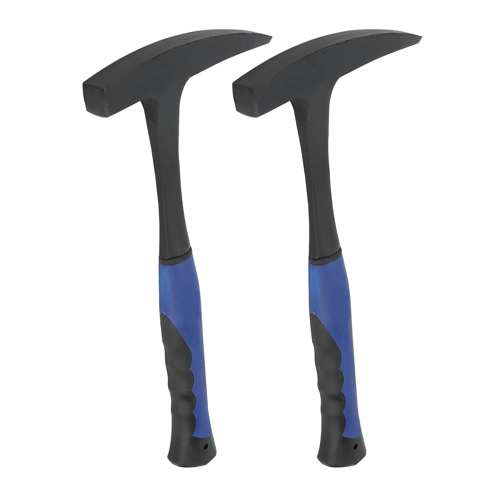 Keileoho Silver, Blue, Black 2 Pcs 32Oz Rock Pick Hammer, 34Cm Geologist Hammer For Mining Geological Prospecting