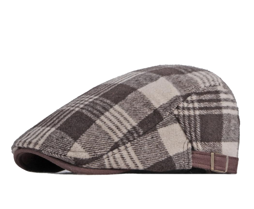 Quanhaigou Unisex Denim Newsboy Hats Flat Ivy Gatsby Cabbie Driving Berets Hat Cotton Dad Cap for Men Women