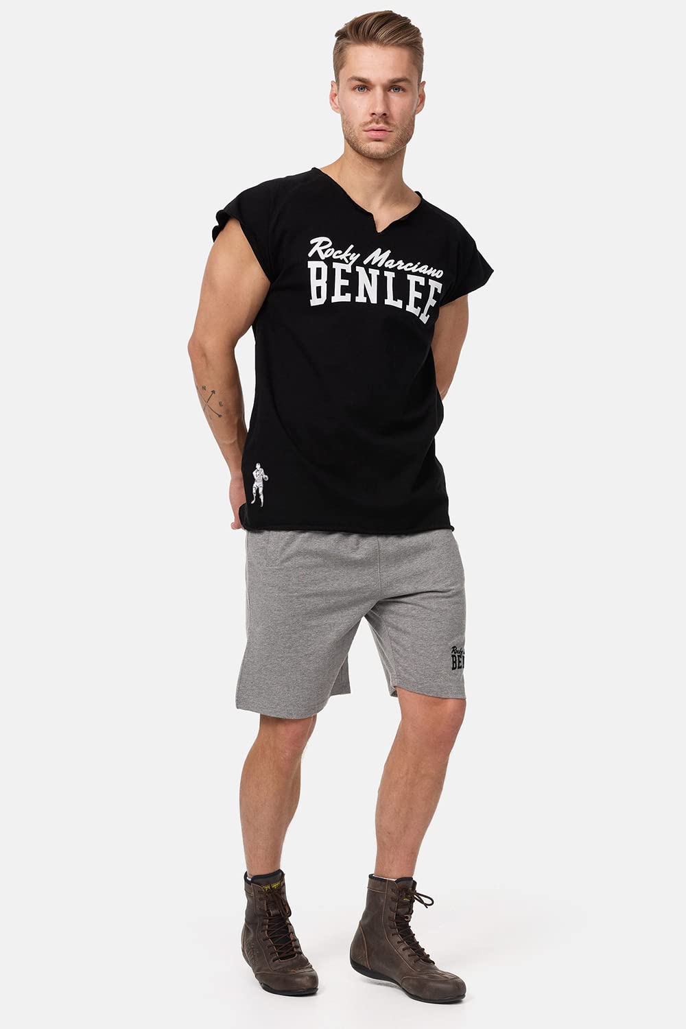 Ben Lee Rexton Scarpe da Boxe in Pelle REXTONUomo