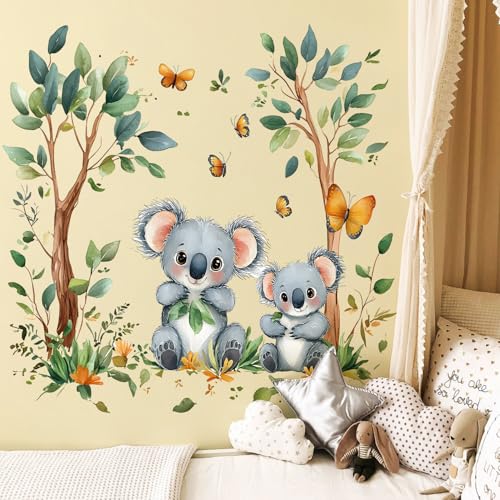 2 Vinilos Decorativos Animales 12x24 Pulgadas 3D miniatura 3