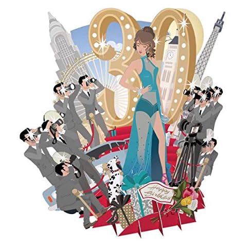 Happy Birthday 30 Today Top of The World 3D Pop-Up Greetings Card Cover