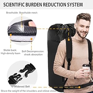 Laundry Bag Backpack Extra Large, Heavy Duty Laundry Bag with Straps and Belt for College Students, Portable Laundry Backpack for Dorm Room, Waterproof Laundry Bags for Traveling (Black) Laundry Bag Backpack Extra Large Heavy Duty Laundry Bag with Straps and Belt for College Students Portable Laundry Backpack for Dorm Room Waterproof Laundry Bags for Traveling Black