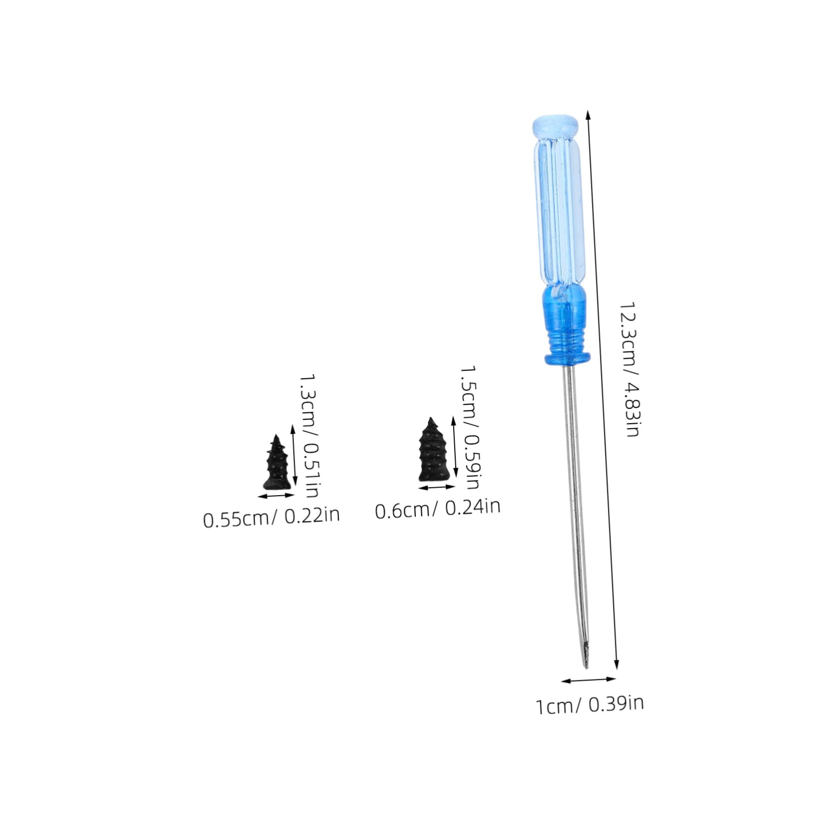 STOBAZA 1 Set Car Tire Sealant Nails Tires Car Tire Repair Nails Tire Screw Kit Tire Plug Repair Kit Tire Screws Safety Seal Tire Plugs Tire Repair Kit Tire Plug Kit Tire Plugs Kit Rubber