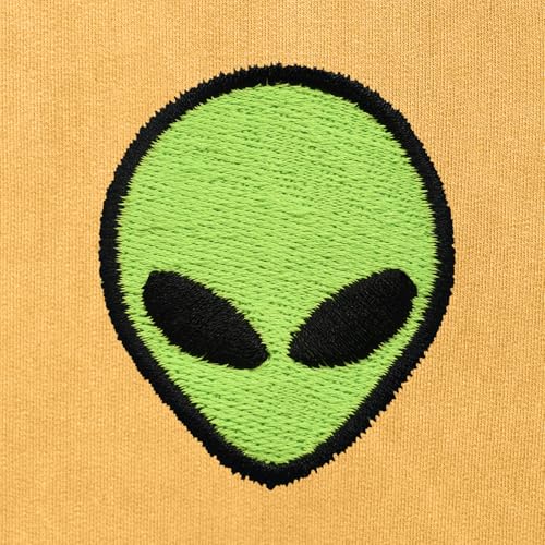 DALIX Alien Embroidered Washed Jogger Pant Soft Fleece Relaxed Fit Lounge Mens2