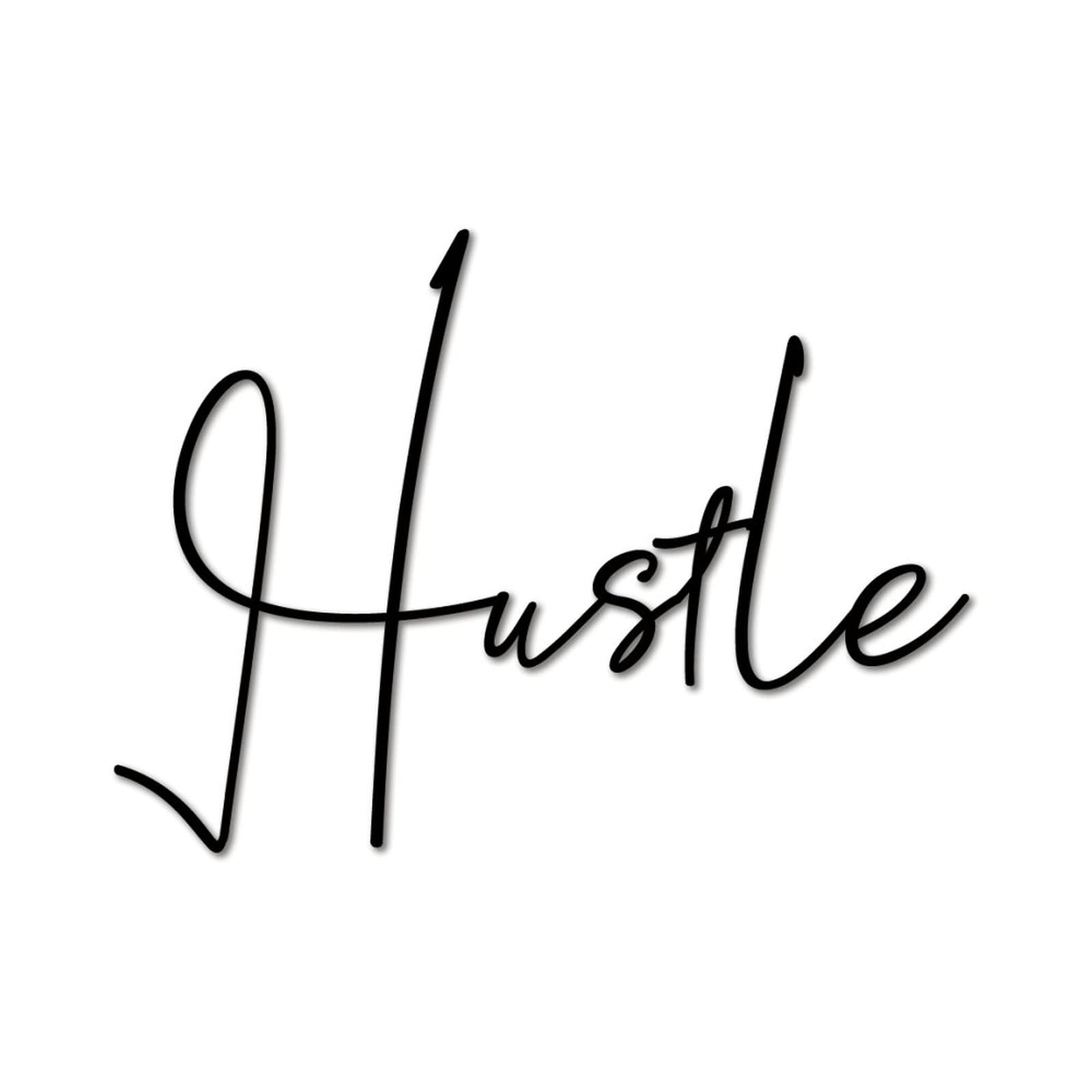 Hustle décoration murale en métal pour habiller un mur vide de salle à manger