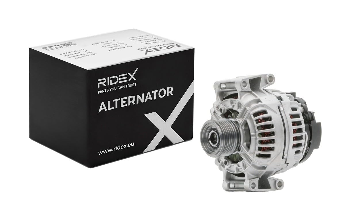 Alternator Generator RIDEX 4G0121 140A 14V Kompatybilny z VW Jetta Mk5 1K Passat Sedan 362 Golf 6 Variant AJ5 Jetta IV 162, 163, AV3, AV2 Passat Alltrack 365