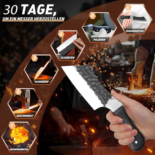 DRGSKL Extrem Scharfes klein küchenmesser & Outdoor Messer Geschenke – Ansicht 3