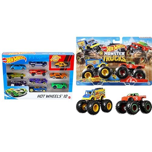 Hot Wheels 10 Pack and Hot Wheels Monster Trucks Demolition
