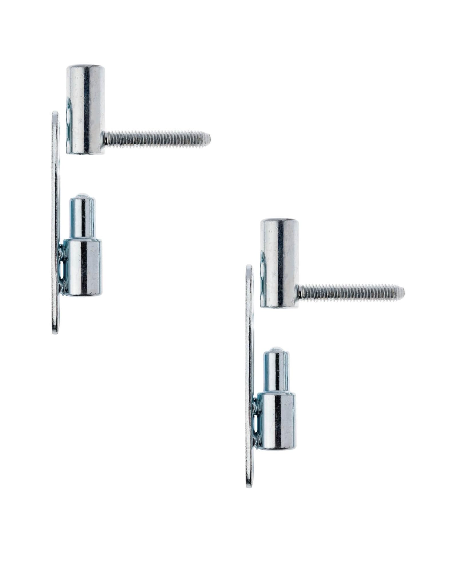Gedotec Galvanised Hinges – Renovation Hinges Made Of Solid Steel – | P50 | Pack Of 2 Door Hinges For Drilling Into Windows And Doors | Door Hinges For Wood And Plastic With Ball Bearing