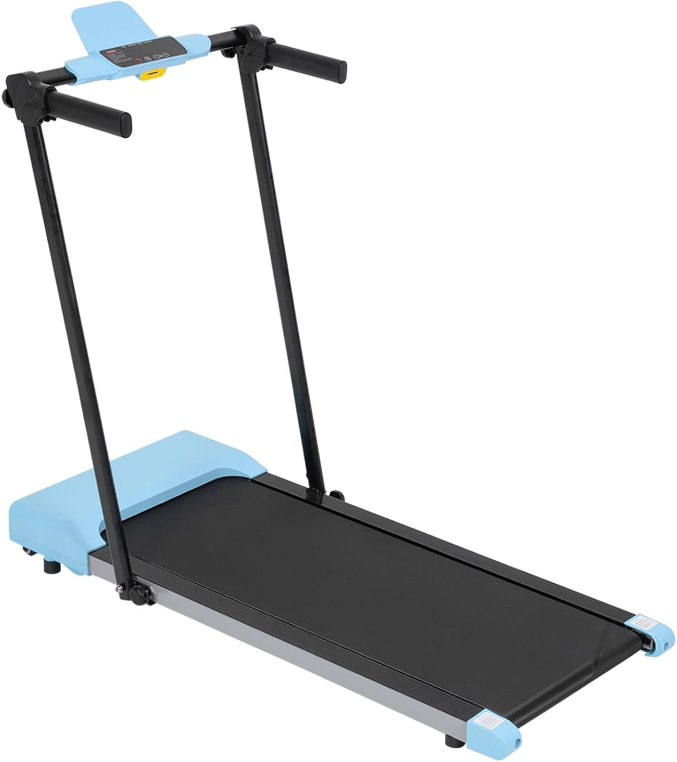 Home Treadmill with LED Walking and Running Treadmill, Portable, Lightweight, Small, Foldable Home Treadmill (Blue)
