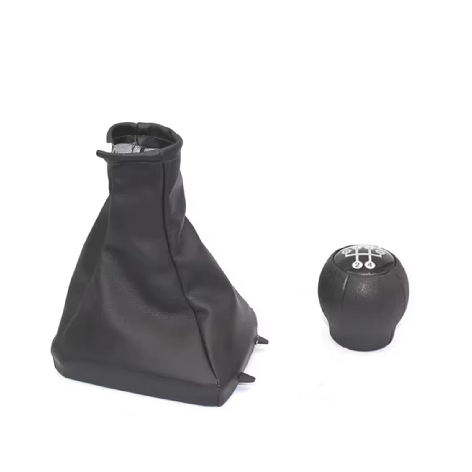 XKOEHXJ Car Gear Shift Knob for Vauxhall for Opel for Astra II for G Zafira A 1998-2010 Manual 5 Speed Shifter Handball with Gaiter Boot Case Gearbox Boot Cover(Gear Knob 2Pcs)