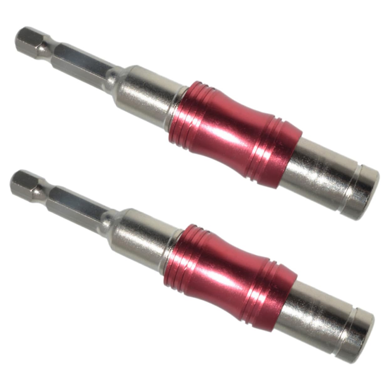 DOITOOL 3 Set Di Punte Per Trapano A Vite Regolabili Magnetiche Con Perno Porta Punte Per Trapano Con Impugnatura Girevole Da 1/4 2 Pezzi*3
