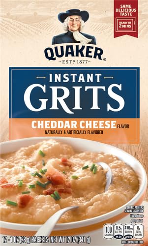 Miniatura 3 de Quaker Queso Cheddar Instant Grits, 12 unidades