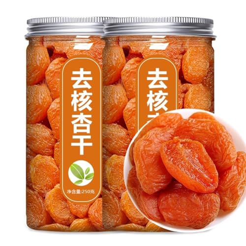 美味杏干果脯 250g/缶 无?杏干 天然金あんず干し おいしい杏の干し果実のプロップ 種なし杏の干し ?家杏干 ??蜜? 自然晒干 水果零食 栄養蜜漬け 自然干し 果物おやつ 果物の砂糖漬け お菓子 レジャーおやつ キャンディ 点心?点 休?零食 (2缶