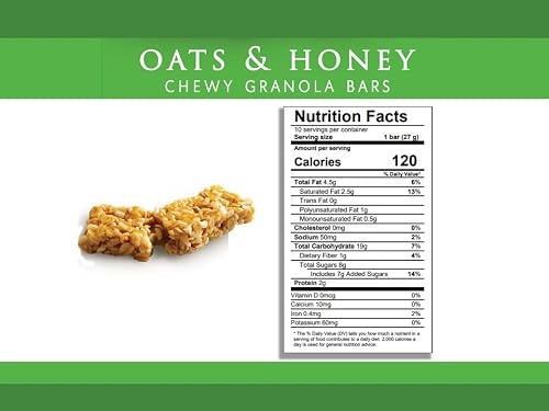 Sunbelt Bakery Oats & Honey Chewy Granola Bars, 1.0 Oz, 120 Count (12 Boxes) #TOP2