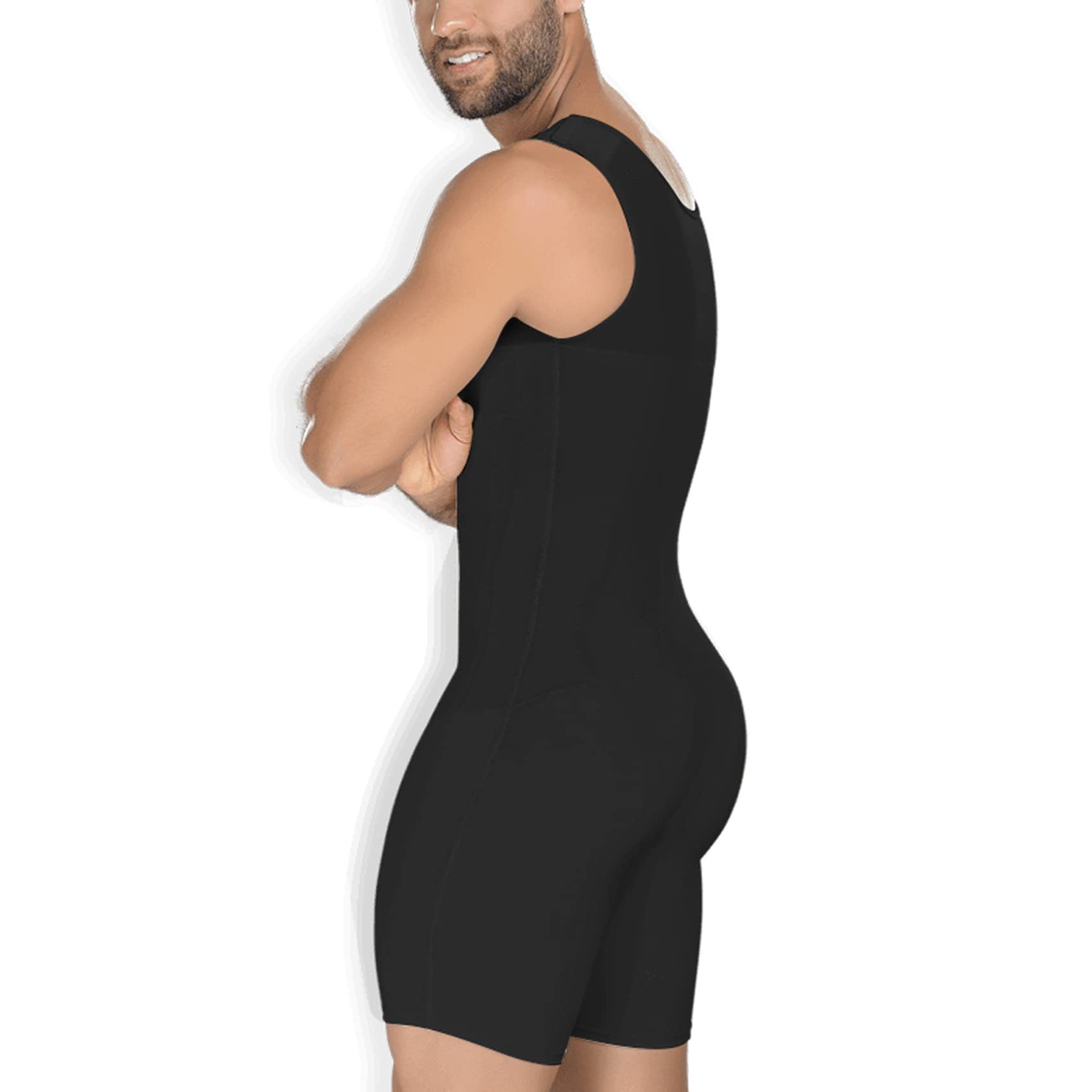 Cuerpo para Hombre Shorts Shorts 4XL-6XL, Body Slimming Shapewear Hip Lifter Pantalones Todo en una Panza Control Abdominal Contracción Shaper