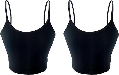 Miniatura 9 de Camiseta sin mangas de cintura alta para mujer, camiseta sin mangas elástica ajustada para el hogar, viajes, fiestas Negro/Blanco/Verde Ejército