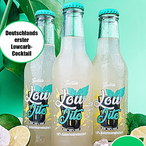 Lowtails Lowjito I kalorienarmer Diät Cocktail mit Mojito Geschmack und Alkohohl I alkoholhaltiges Mixgetränk, vegan I… - Image 3