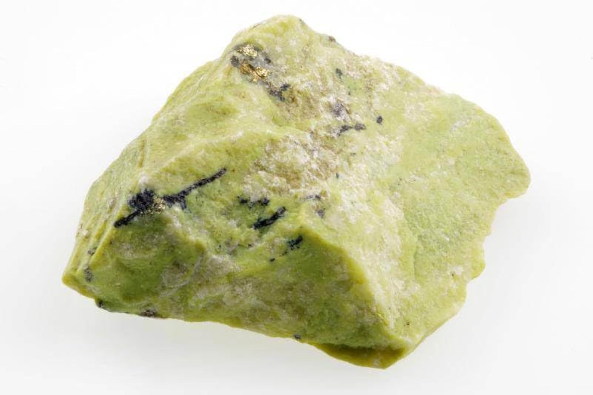 Natural Serpentine Raw Crystal Stones for Meditation and Healing