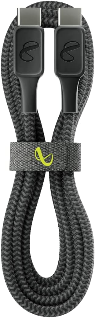 InfinityLab InstantConnect USB-C to USB-C - 100W PD Ultra-Fast Charging Cable for USB-C Devices - Black 5 feet