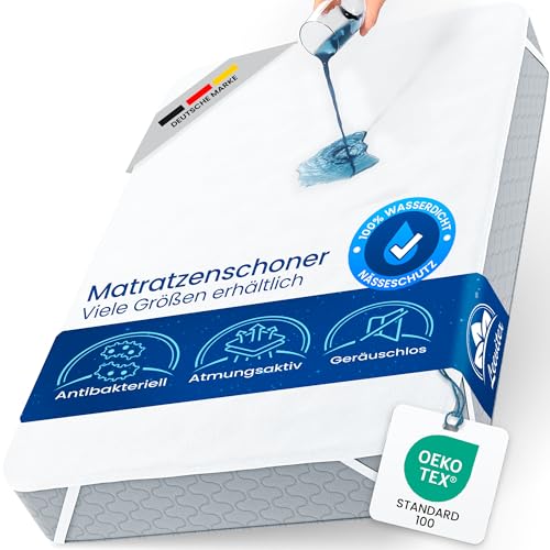 leevitex® Matratzenschoner 70x140 cm - wasserdicht & geräuscharm,...