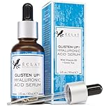 Eclat Skincare Hyaluronic Acid Serum for Face – 2.5% Hyaluronic Acid + 3% B5, Vitamin C & E - Hydrating Anti Aging & Anti Wrinkle Face Serum - Moisturizing & Plumping Formula for Smooth Skin 30 ml
