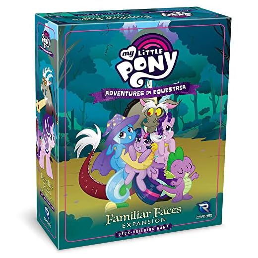Renegade Game Studios My Little Pony: Adventures in Equestria - Familiar Faces Expansion - Deck-Building Game, Ages 14+, 1-4 Players, 45-90 Min