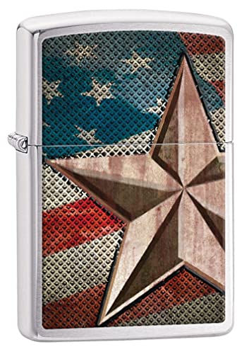 Encendedor Zippo USA bandera y águilas retro miniatura 1
