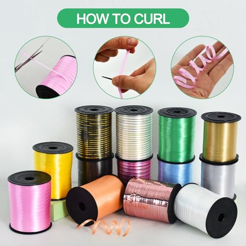 image for TONIFUL 500 Yards Curling Ribbon-Balloon Ribbon-Balloon String for Art