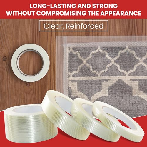 Image of GGR Supplies FIL-795 Mono /Uni-Directional Fiberglass Reinforced Super Resistant Heavy Duty Commodity Grade Filament Strapping Tape: 3 /4 in. Wide x 60 yds. (5.5 Mil) (Pack of 48)