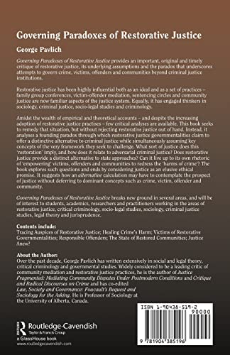 Governing Paradoxes of Restorative Justice