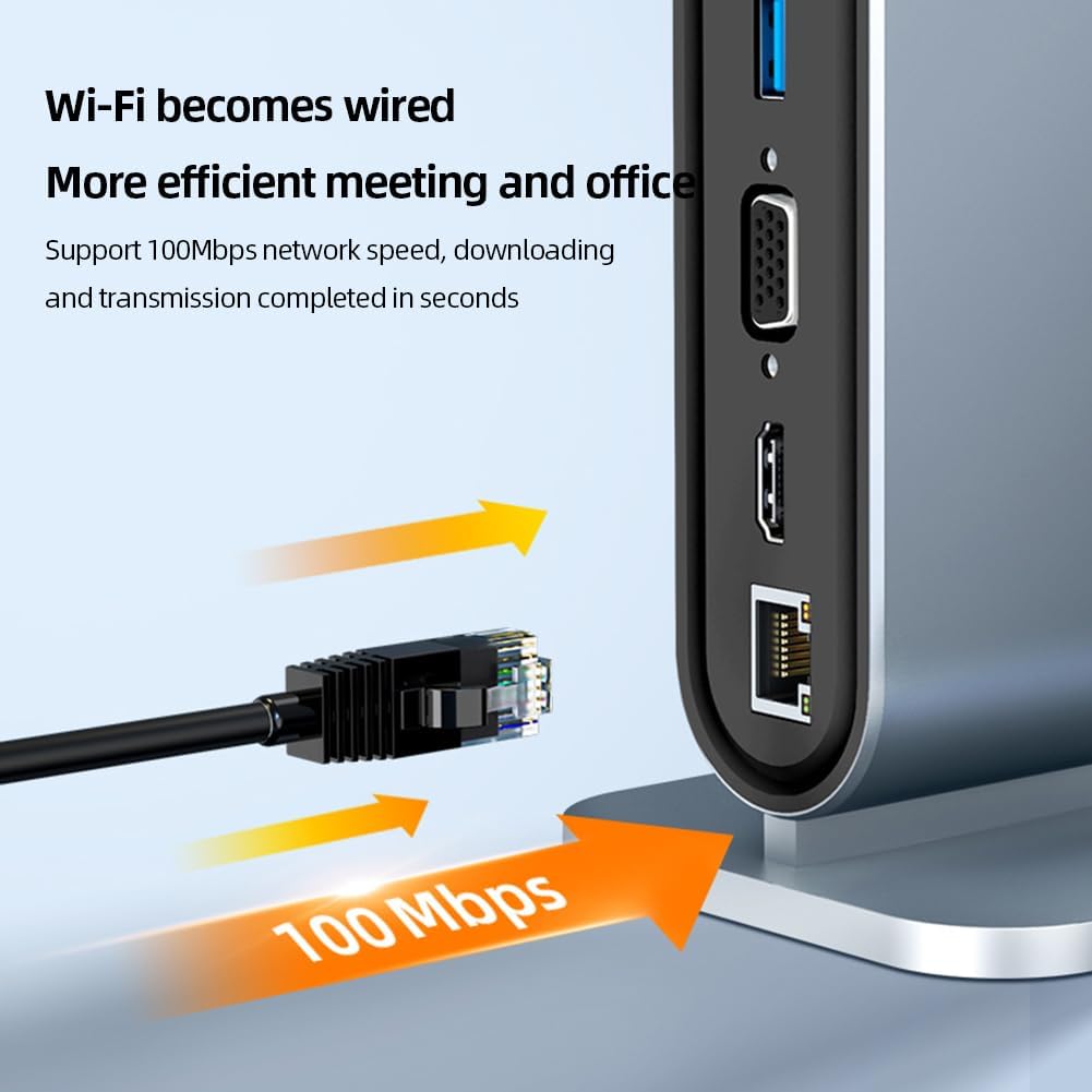 Apera MT53 USB-C Hub with SD and MicroSD cards inserted into their respective slots.