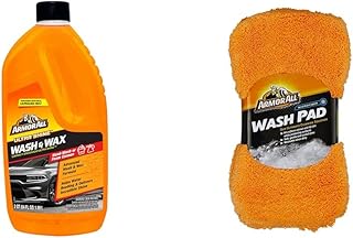 Armor All Ultra Shine Car Wash and Wax (64 Fl Oz) with Microfiber Car Wash Pad