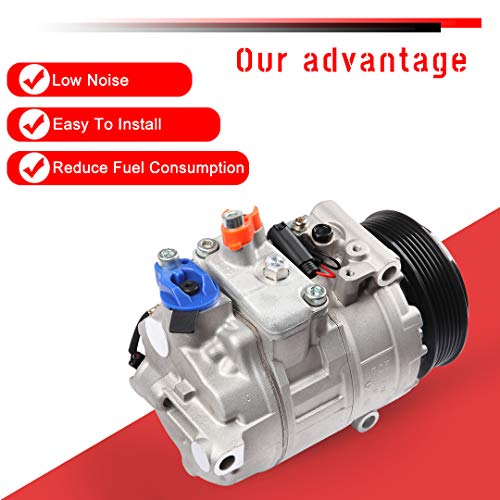 Image of cciyu Air Conditioner Compressor 2006-2007 fit for Mercedes-Benz C230