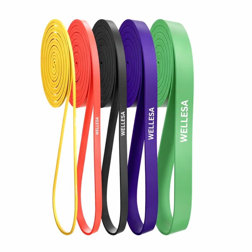 Set of 5 Resistance Bands for Workout Heavy Resistance Band for Stretching, Pull ups, Home Exercise Resistance Band for Gym Workout Stretch for Men and Women-picture-51