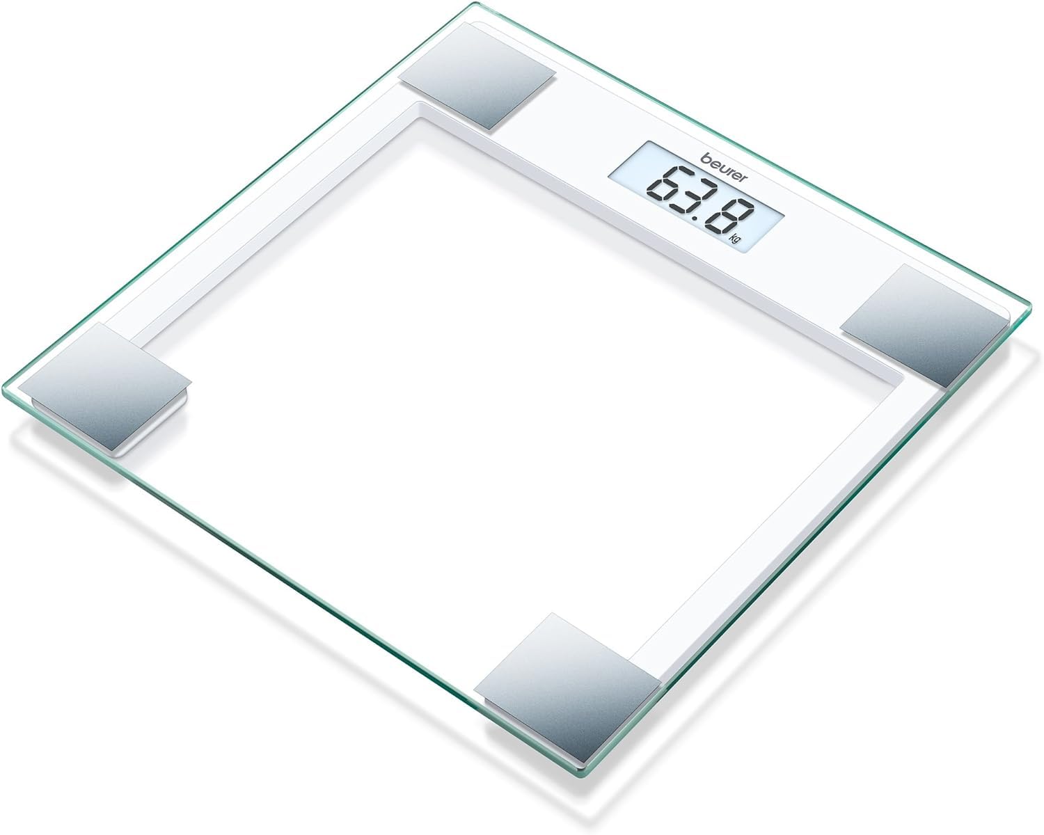 Beurer 755.40 GS 14 Pesapersone in Vetro, white, lcd